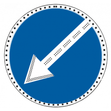 Знак 4.2.1, 4.2.2, 4.2.3 , D 700 светодиоды по контуру и стрелке